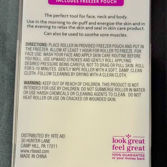 Ice Roller for Face and Eye Puffiness Relief - Stainless Steel - Picture 2 of 3